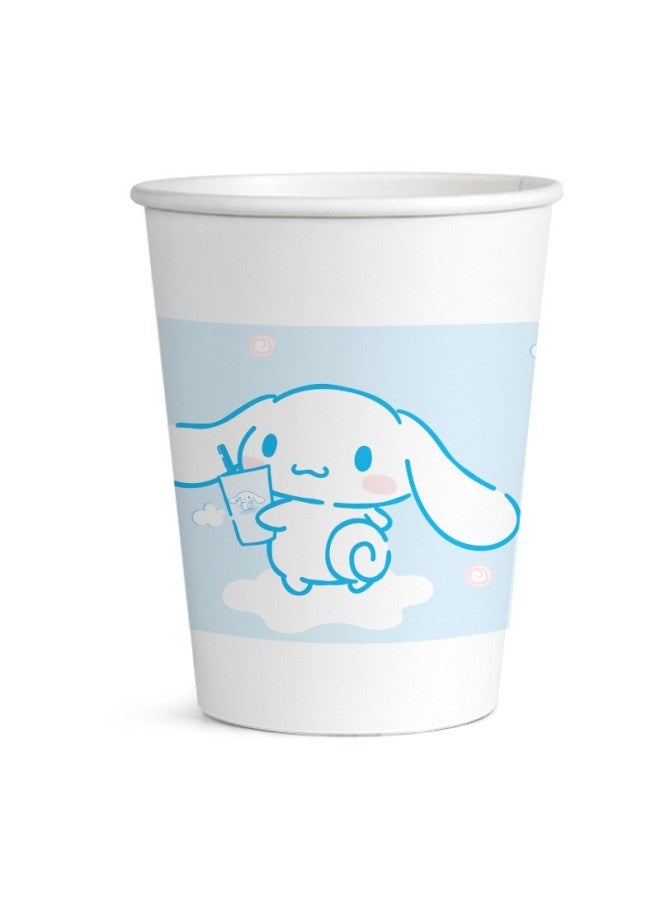 Yekee Disposable Paper Cups Sanrio Collaboration Thickened Business And Home Use Big Ear Dog Design 228ml 50 Pieces K-8161 - Image 3