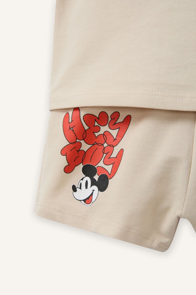 ديفاكتو طقم بيبي اولادي قصة عادية من ديزني ميكي وميني - قطعتين - Image 4