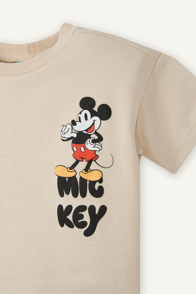 ديفاكتو طقم بيبي اولادي قصة عادية من ديزني ميكي وميني - قطعتين - Image 3