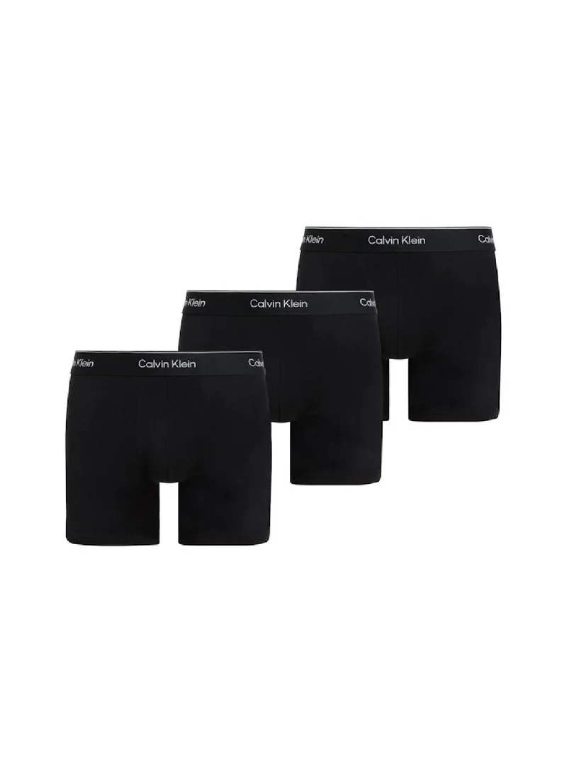 CALVIN KLEIN 3 Pack Boxer Briefs - Icon Cotton Stretch