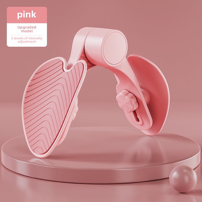 Generic Multifunctional Pelvic Floor Trainer Postpartum Leg Toner Plain-Pink 