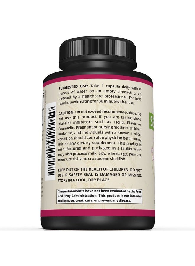 Sunergetic Premium Serrapeptase Enzyme Supplement – Helps Support Sinus Health – Powerful Serrapeptase Enzymes Formula – 40,000 SU Per Capsule- 90 Enteric Coated Serrapeptase Capsules - Image 3