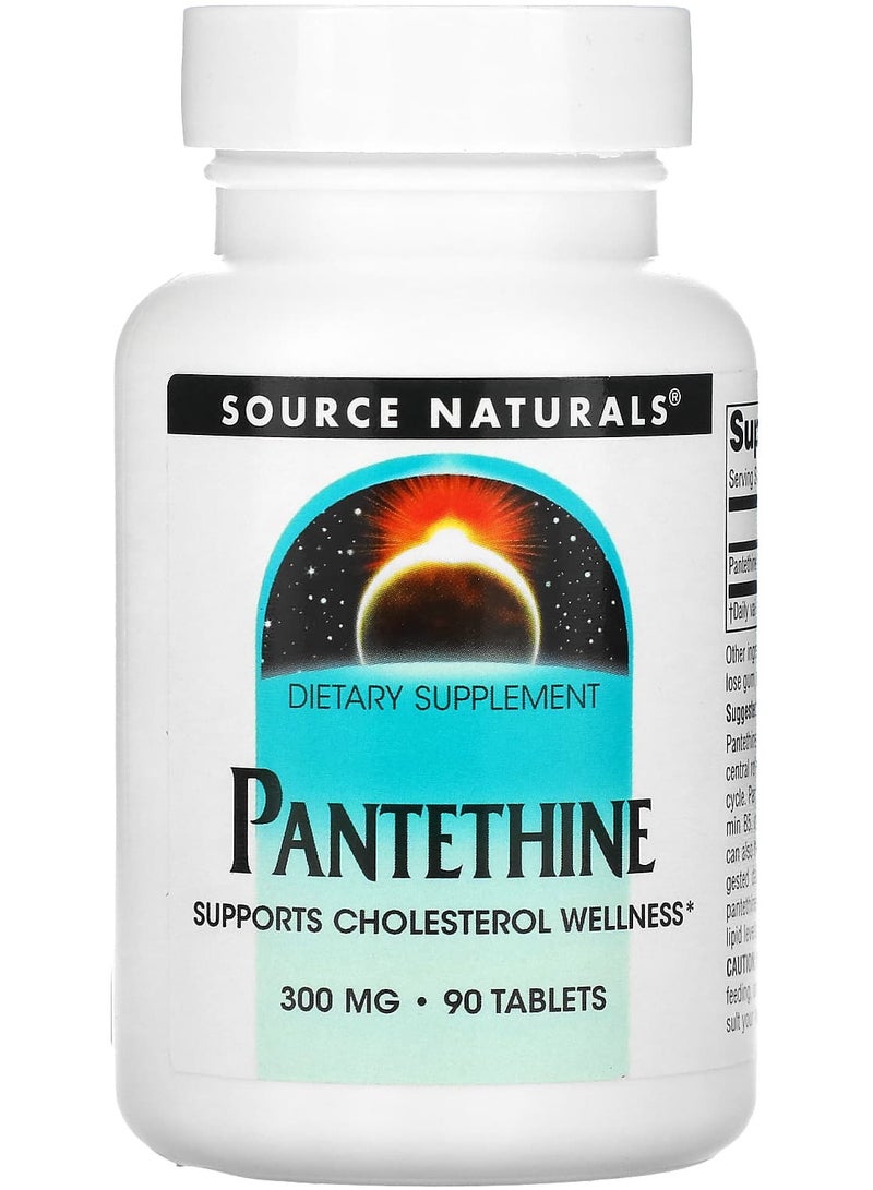 Pantethine, 300 mg, 90 Tablets