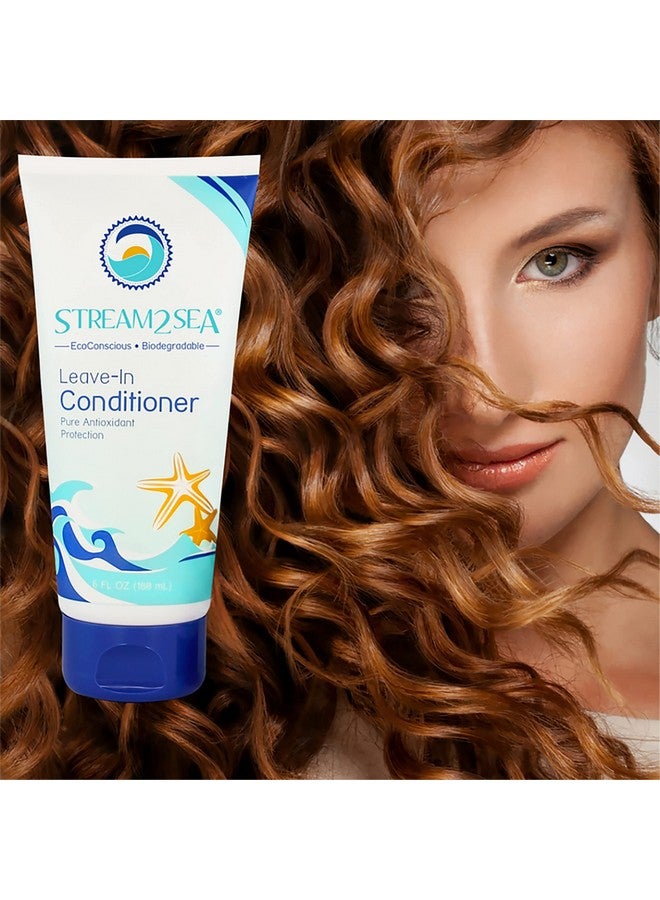 STREAM 2 SEA Leavein Conditioner Detangles And Replenish Hair Moisturizer Natural Reef Safe Formula For Dry And Damaged Hair 6 Oz Paraben Free With Uv Protection Hair Conditioner For All Hair Types - Image 4