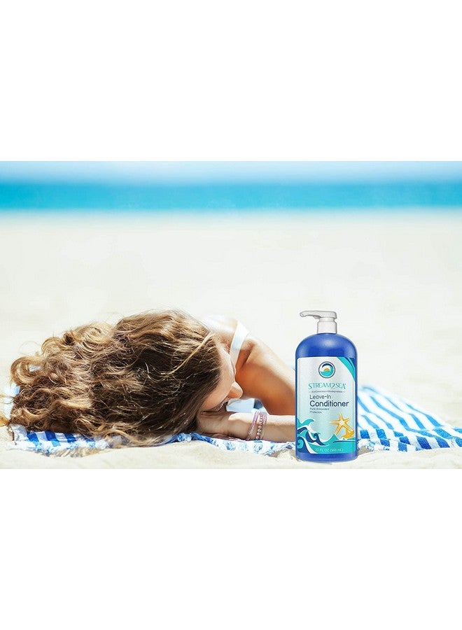 STREAM 2 SEA Leavein Conditioner Detangles And Replenish Hair Moisturizer Natural Reef Safe Formula For Dry And Damaged Hair 6 Oz Paraben Free With Uv Protection Hair Conditioner For All Hair Types - Image 5