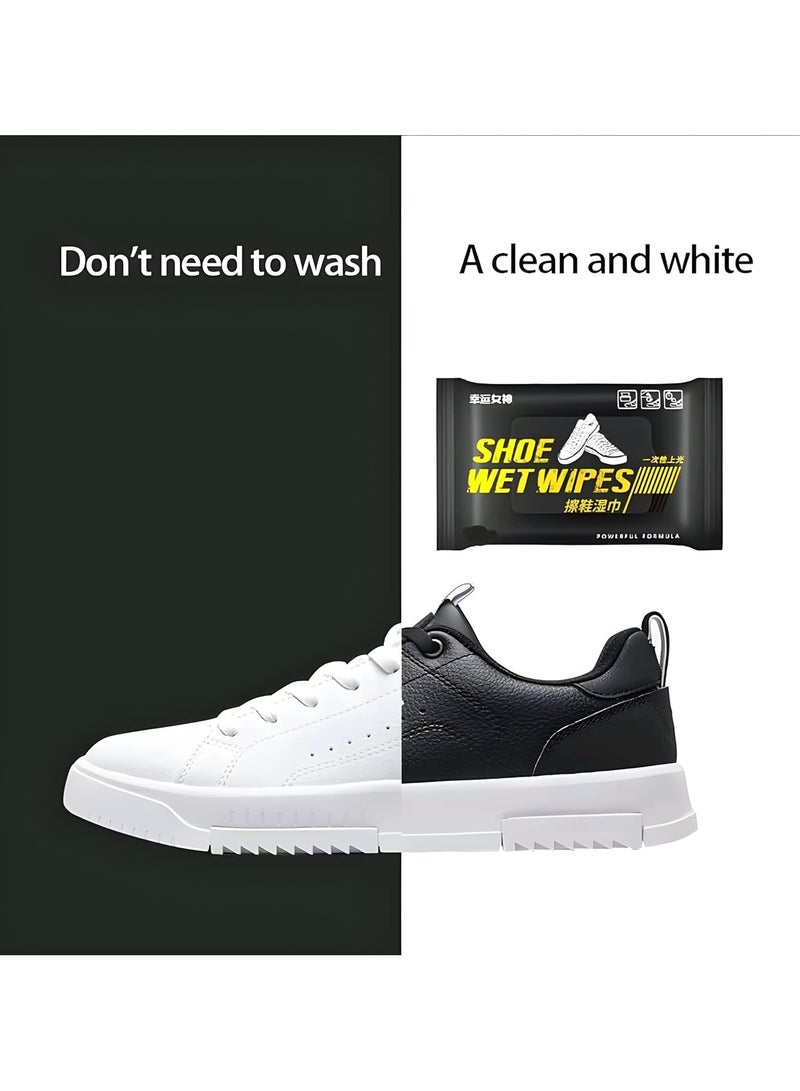 Generic Shoe Shine Wipes – 80 Count Wet Cleaning Wipes for Shoes – Quick & Easy Dirt and Dust Removal – Instant Shine, Safe for All Types of Shoes - Image 4