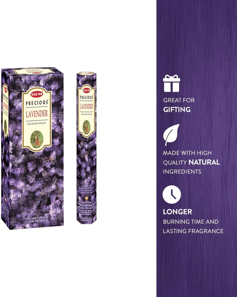 HEM Indoor outdoor use HEM Lavender Incense Sticks Pack Of 120 | Natural Relaxing | Aromatherapy Incense For Air Purifier, Mind & Spirit & Ritualistic Fragrance | Gift Set - (15 gms each) Stable inert material - Image 5