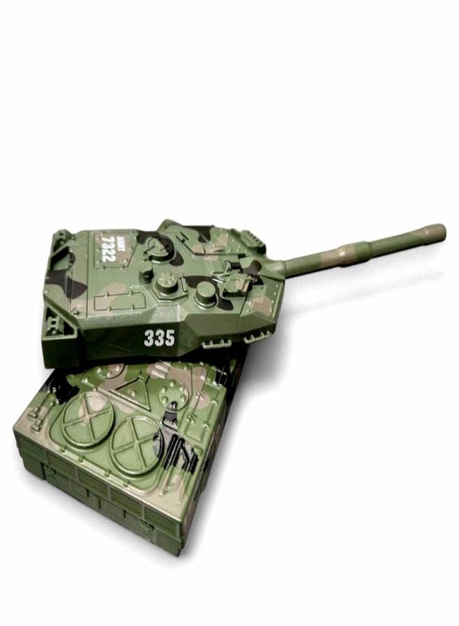 Breatoi B-6772 Leopard Type Military Tank Die-Cast Model, 1:43 Scale, Camouflage Green, Army Collectible - Image 5