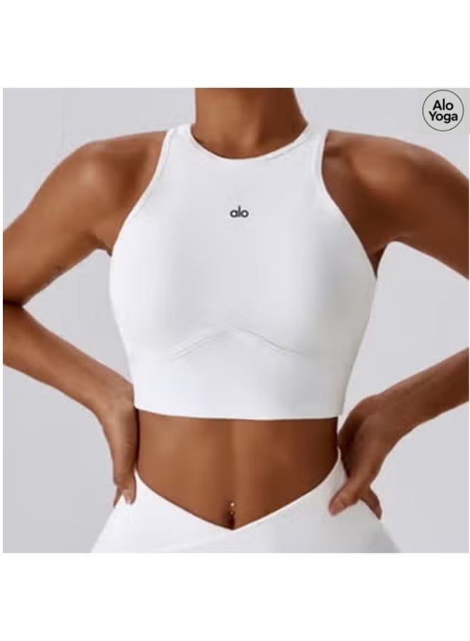Alo Yoga Alo Yoga High-Impact Quick-Dry Breathable Sports Bra, Women's Ultra-Elastic Moisture-Wicking Workout & Running Top - Image 1