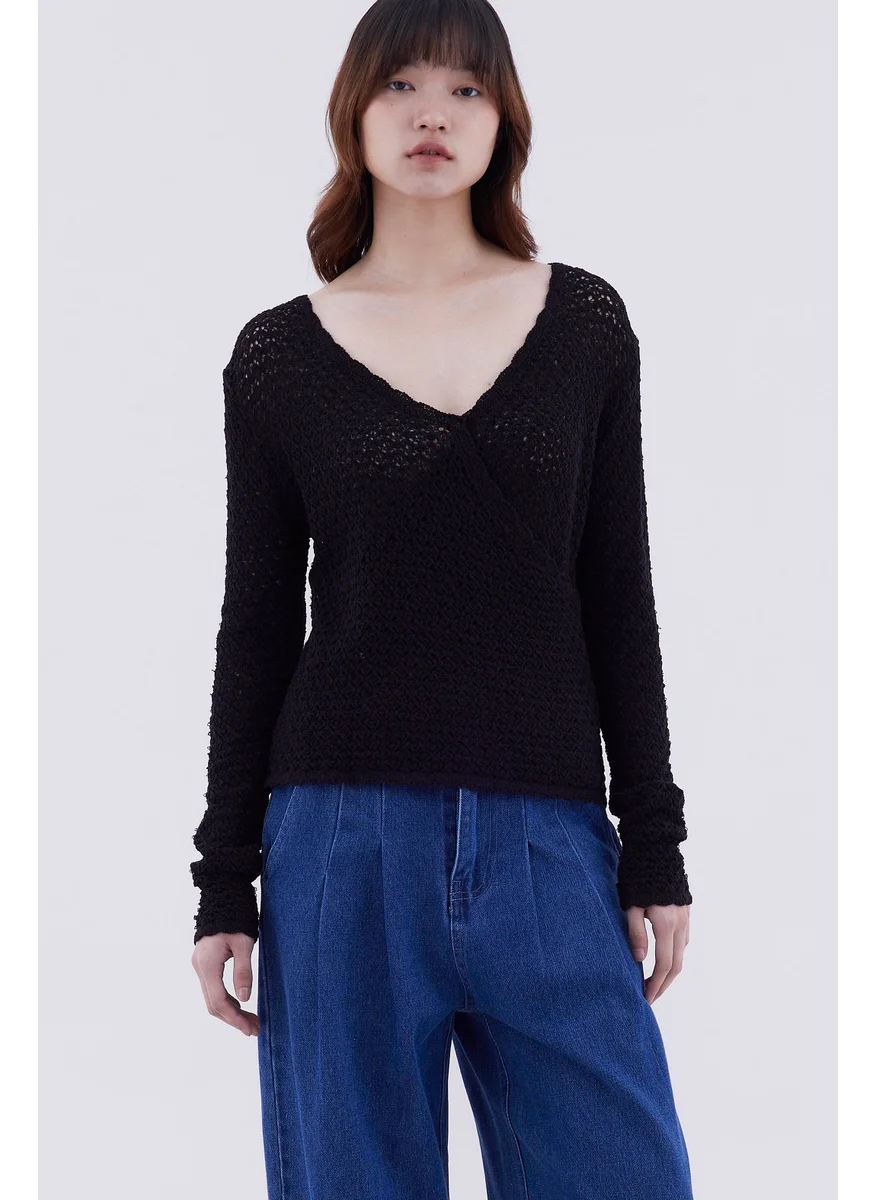 ذا اديتورز ماركت Maredith Wrap Knit Top