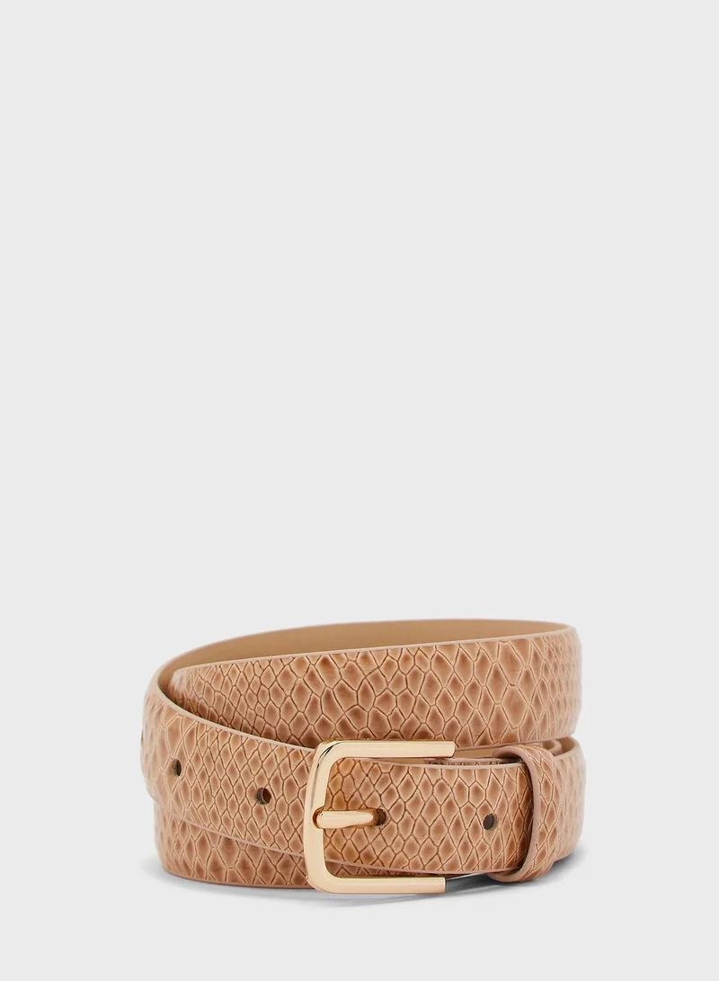 TOPSHOP Crocodile Smart Belt