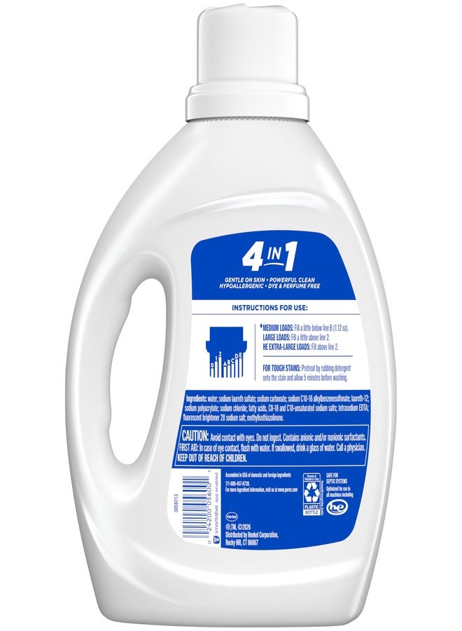 Purex Liquid Laundry Detergent, Free & Clear, 66 Fluid Ounces, 57 Loads - Image 2