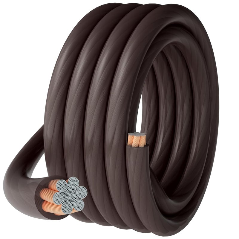 HIFIND 4 Gauge 4 AWG 50 Ft Black Power/Ground Wire Cable, True Spec Transparent Flexible Soft Touch Welding Battery Cable for Car Audio, Speaker, Solar, Marine, Generator, Automotive, RV - Image 1