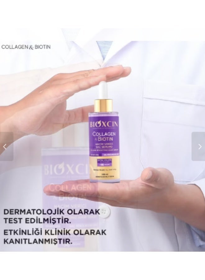 BIOXCIN سيروم بيوكسين كولاجين بيوتين لزيادة حجم الشعر ومكافحة تساقط الشعر 100 مل - Image 2