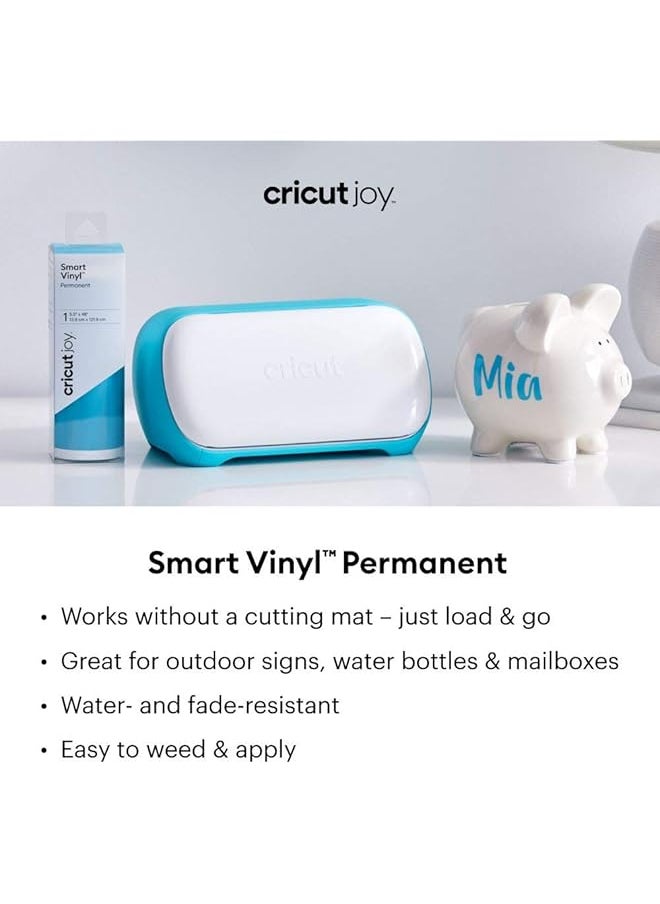 Cricut - Joy Smart Vinyl Permanent White 5.5 Inch X 240 Inch 2007358 - Image 1