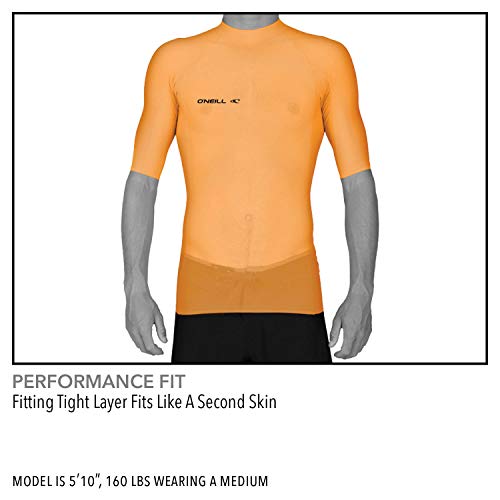 O'Neill Men's Reactor-2 1mm Short Sleeve Pullover Wetsuit Top, Lightweight Warmth and Good Flexibility for Surfing, Paddleboarding, Kayaking, Black, Large - Image 5
