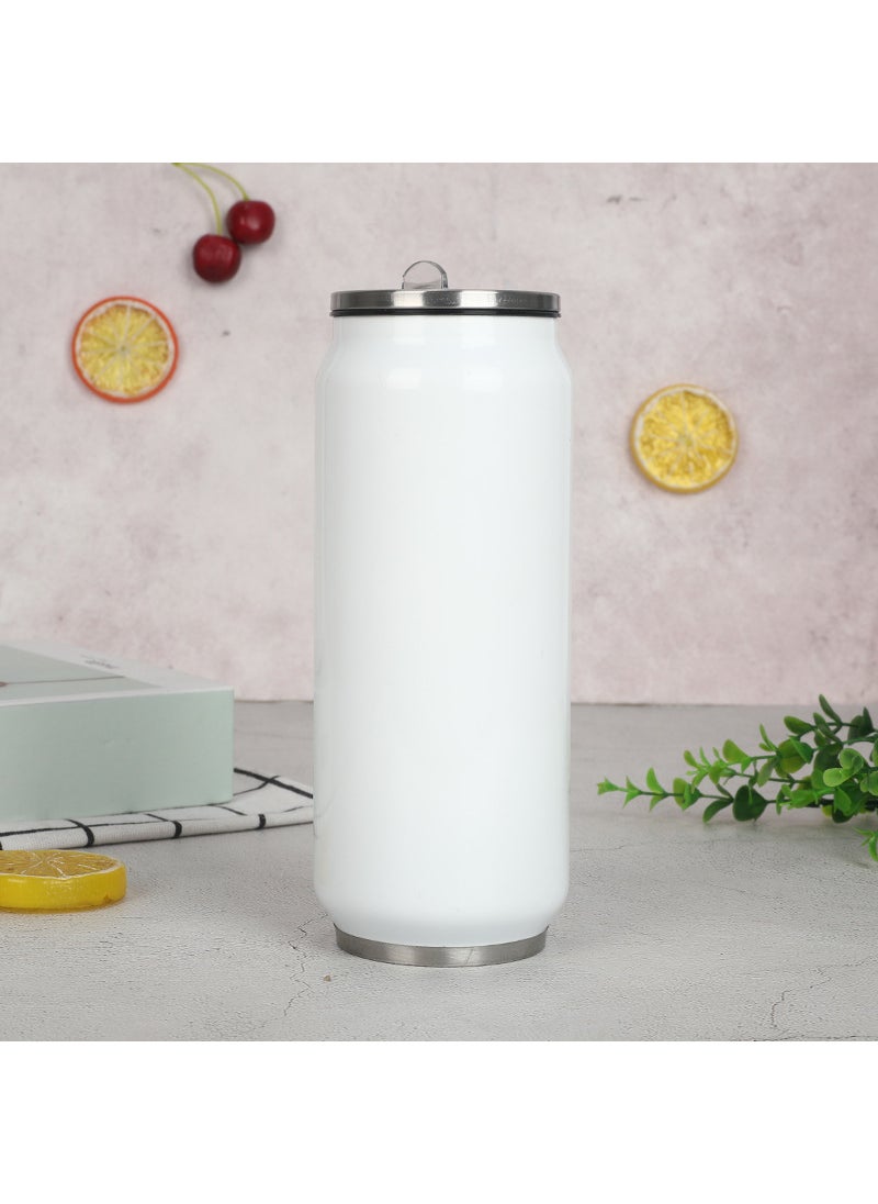 Generic - Stainless Steel Cola Can Insulated Cup with Straw Mao Tai - Image 1