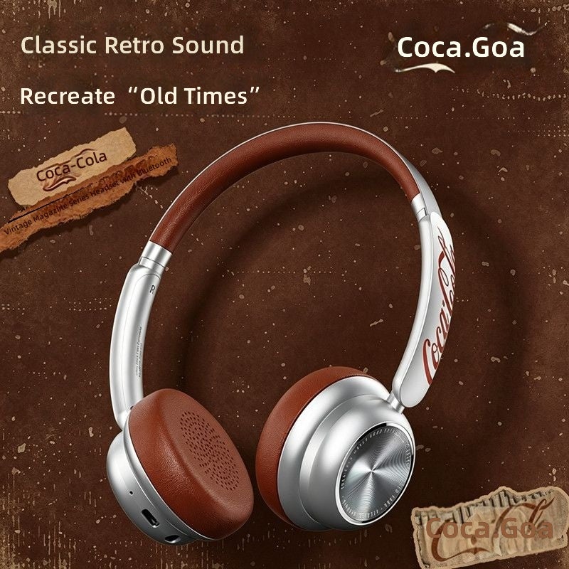 Coca-Cola T26Cola Retro Wireless Bluetooth Headset - Stylish Gift for Students - Image 3