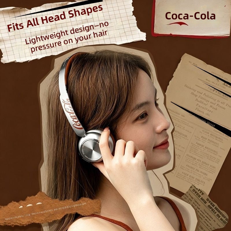 Coca-Cola T26Cola Retro Wireless Bluetooth Headset - Stylish Gift for Students - Image 5