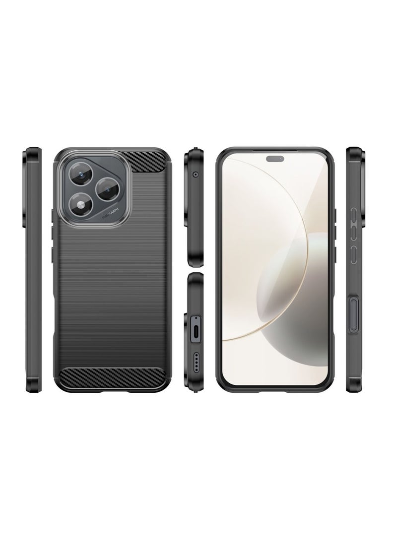Case For Honor 400 Lite  ,- Protection Brushed Shockproof Cover  Durable Ultra Thin - Ultra Premium Quality Case Slip-Resistant - Black