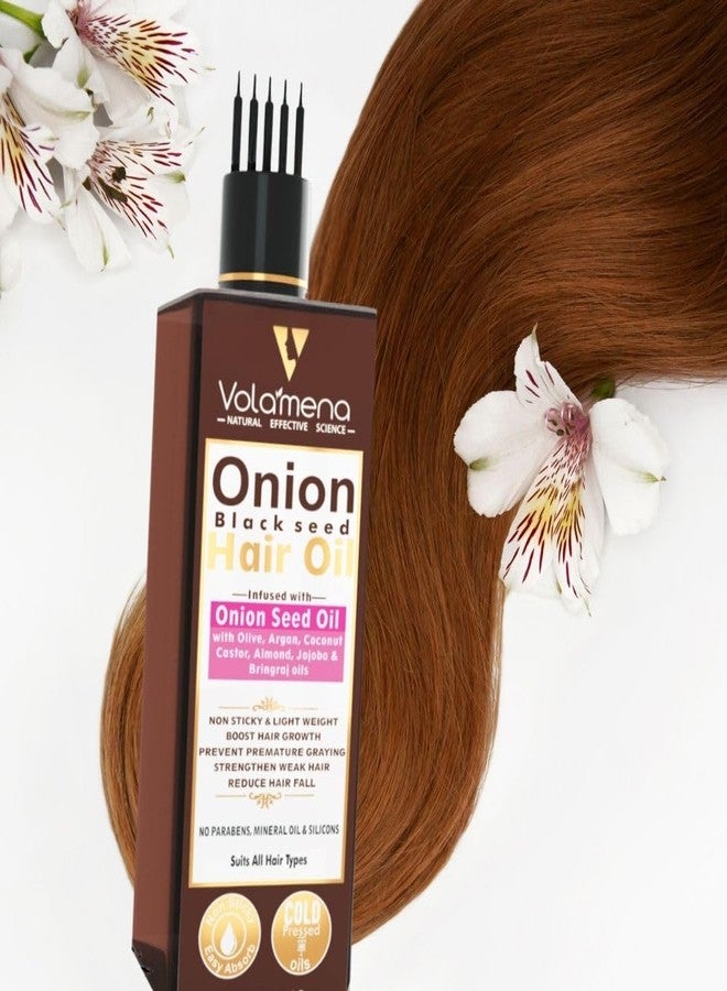 VOLAMENA WITH DEVICE Volamena Onion Hair Oil With Onion Black Seed, For Hair Growth and Control Hair Fall 100 ml - Image 1