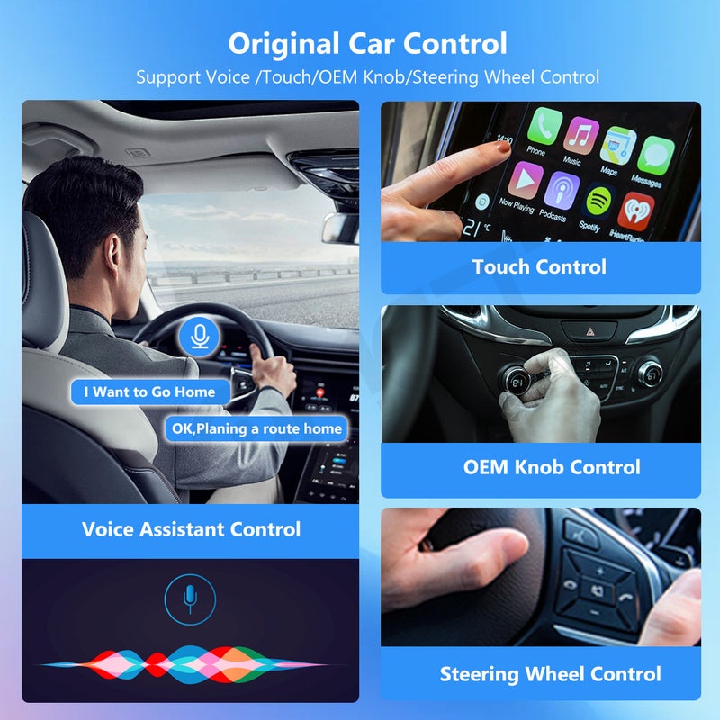 محول لاسلكي CarPlay و Android Auto 2 في 1 دونغل USB صغير، شغل و لعب، يحول CarPlay السلكي الأصلي إلى CarPlay لاسلكي، للسيارات من عام 2016 إلى 2023 المجهزة بـ CarPlay سلكي مصنع | Android Auto - Image 5