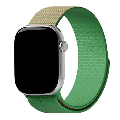 DailyObjects Spring Garden Track Nylon Watch Strap Compatible with Apple Watch Series11/10 46mm|Ultra 3/2 and Ultra-49mm |9/8/7 (45mm) | Series SE3/SE2/SE/6/5/4 (44mm) -Watch Not Included - Image 1