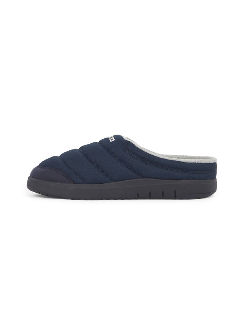 TOMMY HILFIGER - Men's Quilted Logo Slippers - Polyester, Blue - Image 1