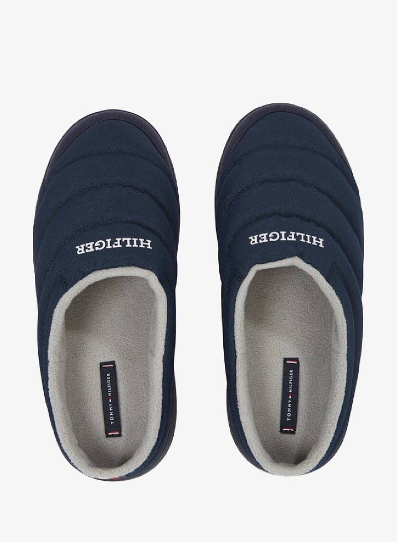 TOMMY HILFIGER Quilted Logo Slippers - Image 3