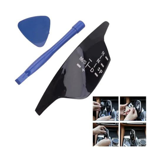 Cakievro for b-mw 5 6 7 Series G30 G38 G02 525 530 LHD Car Gear Shift Knob Panel Trim Cover Button Sticker Auto Parts Accessories - Image 4