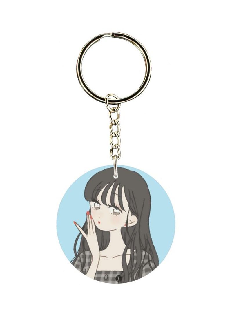 Girls Printed Keychain