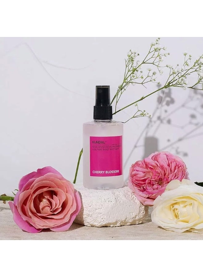 KUNDAL PURE MOIST BODY MIST 128ML - CHERRY BLOSSOM - Image 3
