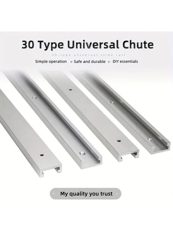 Heavy Duty 30 Type T Track System 23 62 Inch T Slot Miter Track for Table Saws - Image 2