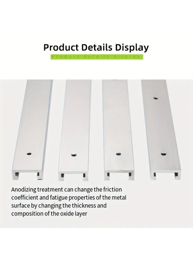 Heavy Duty 30 Type T Track System 23 62 Inch T Slot Miter Track for Table Saws - Image 3