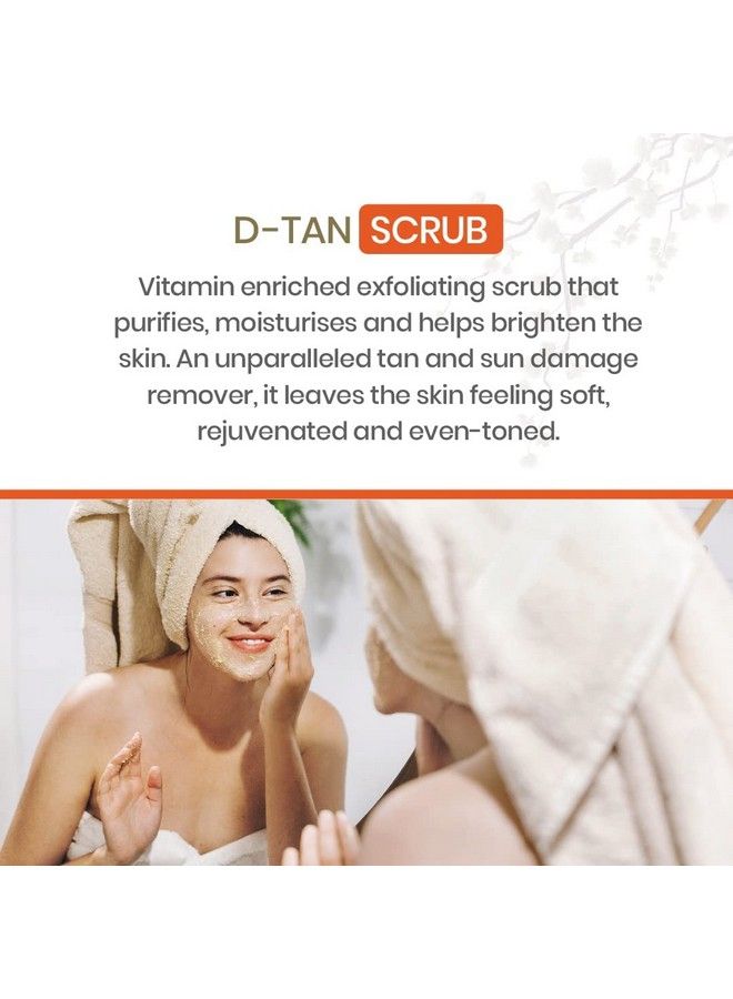 Ozone Dtan Face Scrub;Enriched With Aloe Vera Walnut Wheat & Licorice;Detan Face Scrub For Men & Women;All Skin Typesremoves Dirttanexfoliates & Renew Skin Cells; 100Gm (100 G Pack Of 2)  - Image 4