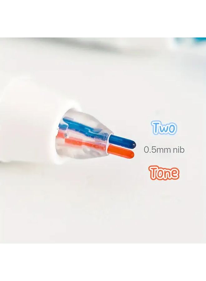6 Pack Dual Tip Colored Markers For Drawing Sketching Office School Use - Image 3