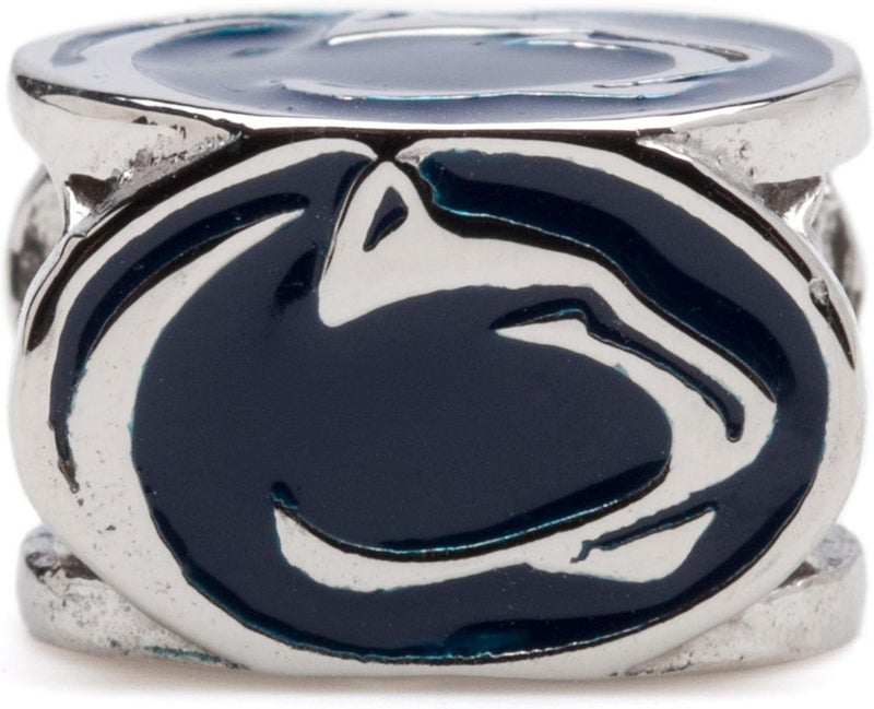 Stone Armory Bead for Nittany Lions – Penn State Charm Features Nittany Lions Logo – Stainless Steel Compatible with Pandora Bracelets – PSU Jewelry - Gift for Fans & Alumni - Image 2
