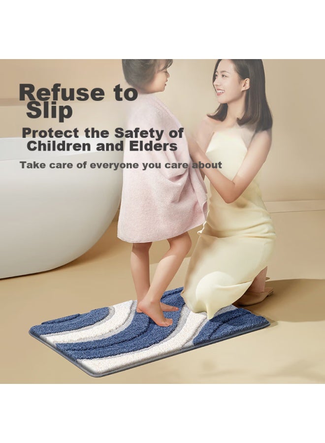 Dajiang Bathroom Mat, Entrance Doormat, Absorbent Floor Mat, Non-slip Mat For Bathroom, 40x60cm - Image 5