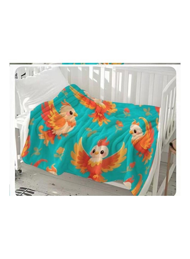 عام بطانية رقيقة من الفانيلا (دافئة ومريحة، ومناسبة للنوم واستخدام الألعاب وإزالة الغبار ومقاومة للرمل) 150 سم * 200 سم - 880 - Image 3