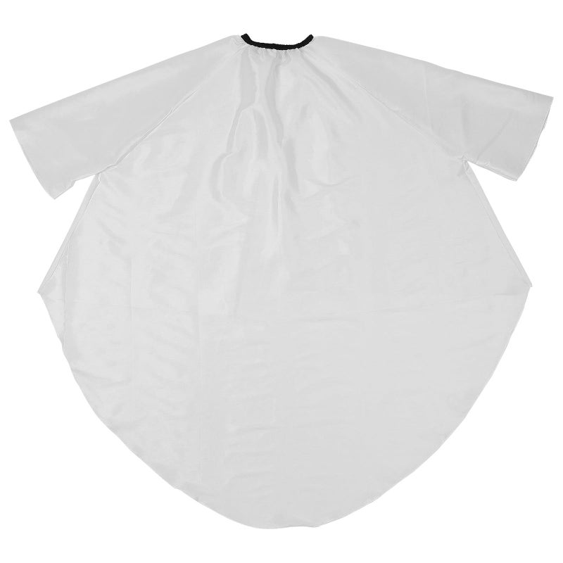Waterproof Hair Cutting Cape With Sleeves For Adults Professional Salon Smock White - Image 2