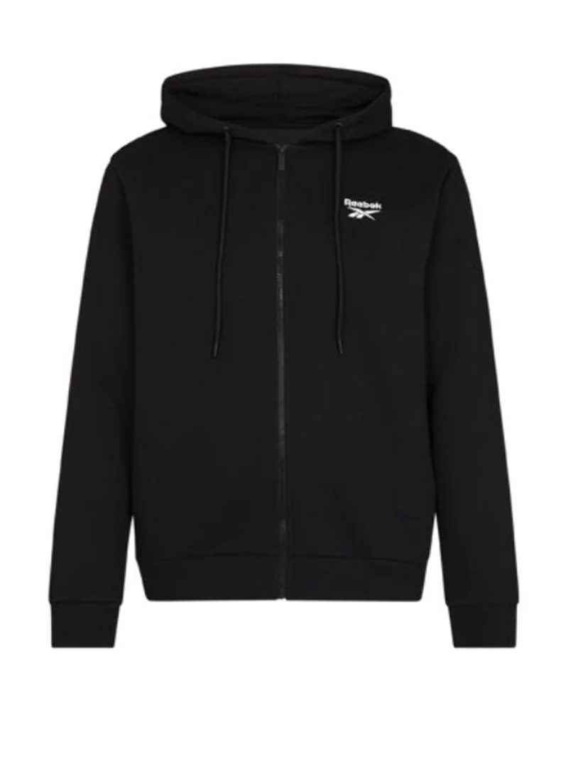 ريبوك Small Logo Zip Through Hoodie