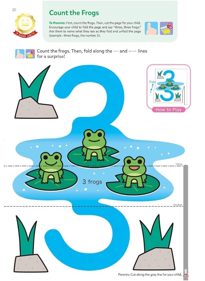 null - Play Smart Numbers Age 2+: Preschool Activity Workbook with Stickers for Toddler Ages 2, 3, 4: Learn Pre-Math Skills: Numbers, Counting, Tracing, Coloring, Shapes, and More (Full Color Pages) - Image 1
