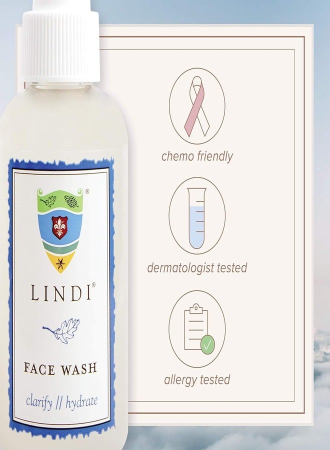 Lindi Skin Face Wash for Dry & Sensitive Skin - Gentle, Moisturizing Formula That Hydrates & Refreshes Your Body and Scalp - Reduce Facial Rashes, Redness, and Iitching (4 fl oz) - Image 5