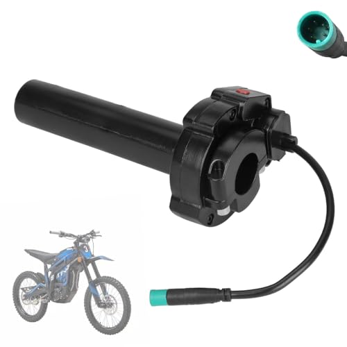 Cylemoto Throttle Handle Twist Grip for Talaria 5 Pin 5-Wire Interface for Talaria Sting MX3 MX4 MX5 Electric Dirt Bike Black - Image 1