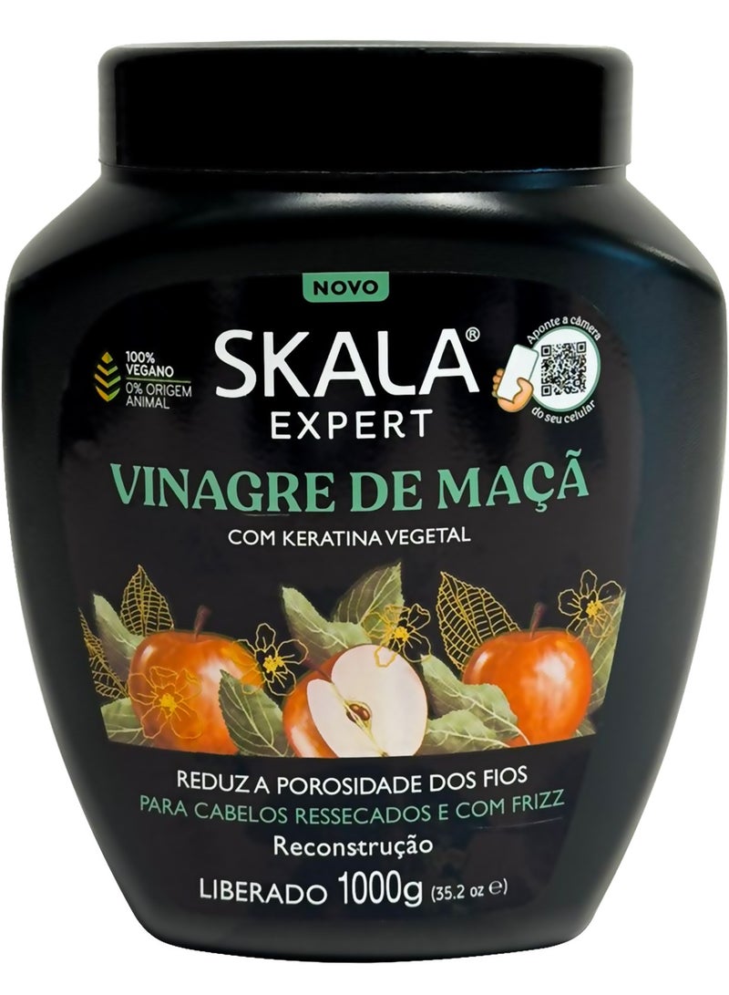 Apple Cider Vinegar Moisturizing Cream for Dry and Frizzy Hair - 1000g