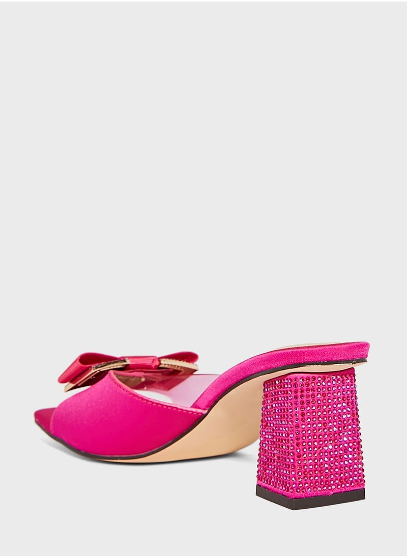 MENBUR Wide Strap Mule Sandals  - Image 3