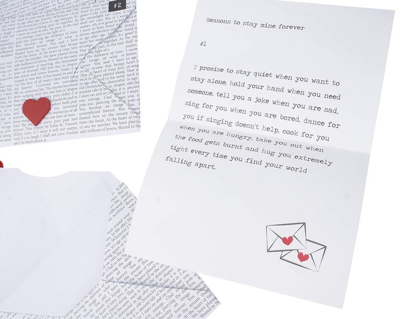 Oye Happy - Letters to My Love - 7 Cute Messages for Girlfriend/Boyfriend/Husband/Wife to Gift on Birthday/Anniversary,for Kid,multicolor - Image 4