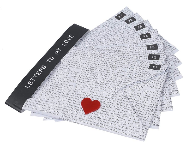Oye Happy - Letters to My Love - 7 Cute Messages for Girlfriend/Boyfriend/Husband/Wife to Gift on Birthday/Anniversary,for Kid,multicolor - Image 1