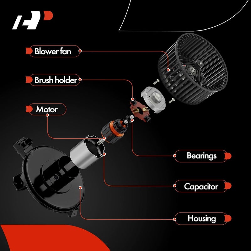 A-Premium HVAC Heater Blower Motor Assembly for Audi, Porsche & Volkswagen Vehicles - Image 4