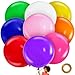 LEEZZIZZ Giant 36 Inch Latex Balloons 9 Pcs Jumbo Balloons Bluk for Kids Party Wedding Birthday Supply Decorations - Image 2